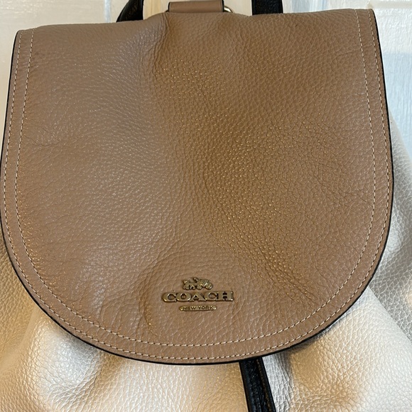 Coach Leather Backpack - Picture 6 of 12